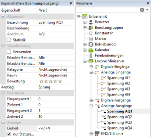 Relais am Loxone Analogausgang mit ULN2804 - Loxone Config - Korrektur