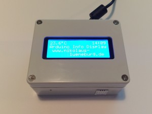 Arduino Info Display - Gehäuse