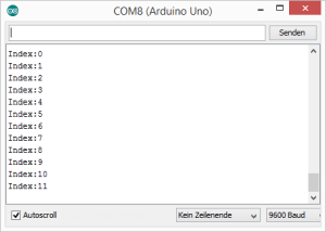 Rotary Encoder - Arduino Serial Monitor