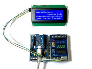 I2C WLAN Modul mit Wemos D1 mini - Prototyp mit Input Modul und I2C LCD